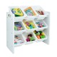 Етажерка за играчки GINGER HOME с 9 Кутии за Съхранение WHITE JWTR-3006 Етажерка за играчки GINGER HOME с 9 Кутии за Съхранение WHITE JWTR-3006