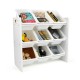 Етажерка за играчки GINGER HOME с 9 Кутии за Съхранение WHITE JWTR-3006 Етажерка за играчки GINGER HOME с 9 Кутии за Съхранение WHITE JWTR-3006
