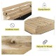 Голям Детски Пясъчник с Пейки и Сгъваем Капак GINGER HOME 157x157x21см, Дървен Голям Детски Пясъчник с Пейки и Сгъваем Капак GINGER HOME 157x157x21см, Дървен