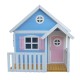 Голяма Дървена Детска Къща с Веранда GINGER HOME, 194x229x210 см, за Игри и Забавления на Открито Голяма Дървена Детска Къща с Веранда GINGER HOME, 194x229x210 см, за Игри и Забавления на Открито