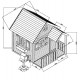Голяма Дървена Детска Къща с Веранда GINGER HOME, 194x229x210 см, за Игри и Забавления на Открито Голяма Дървена Детска Къща с Веранда GINGER HOME, 194x229x210 см, за Игри и Забавления на Открито