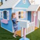 Голяма Дървена Детска Къща с Веранда GINGER HOME, 194x229x210 см, за Игри и Забавления на Открито Голяма Дървена Детска Къща с Веранда GINGER HOME, 194x229x210 см, за Игри и Забавления на Открито
