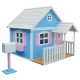 Голяма Дървена Детска Къща с Веранда GINGER HOME, 194x229x210 см, за Игри и Забавления на Открито Голяма Дървена Детска Къща с Веранда GINGER HOME, 194x229x210 см, за Игри и Забавления на Открито