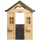 Детска Къща GINGER HOME, Дървена, Игра на Открито в Двора и Градината, 140 х 112 x 108 см.