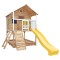 Голяма Детска Къща GINGER HOME с Пясъчник и Пързалка, за Игра на Открито в Двора и Градината, Дървена, 258х271.5х291 см.