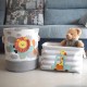 Кутия за Съхранение на Играчки, Дрехи, Козметика, Сгъваема, с Удобни Дръжки, за Детска стая, Спалня, Дневна - Жираф Кутия за Съхранение на Играчки, Дрехи, Козметика, Сгъваема, с Удобни Дръжки, за Детска стая, Спалня, Дневна - Жираф