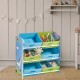 Органайзер за Играчки GINGER HOME, Етажерка за Детска Стая с Кутии за Съхранение, SAVANNA