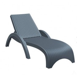 Шезлонг Фиджи антрацит  Шезлонг Фиджи антрацит