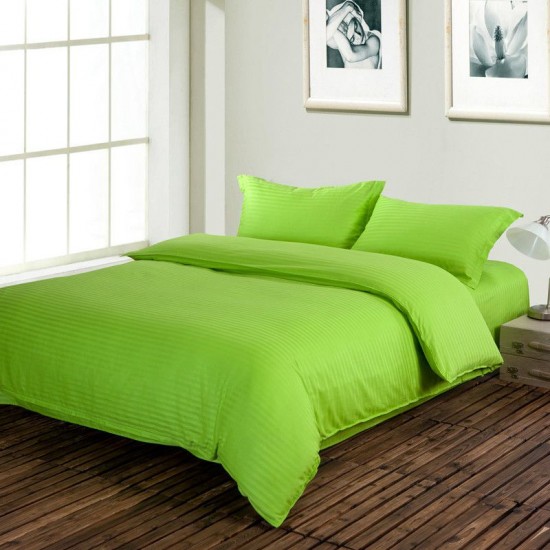 Спално бельо Ранфорс зелено 