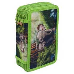 Ученически несесер с 3 ципа MAXIMA, Шит, 21х13х6 см /15061626/ Ученически несесер с 3 ципа MAXIMA, Шит, 21х13х6 см /15061626/