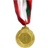 Медал MAXIMA, 4.5 см, За първо място, С трикольорна лента 00017001