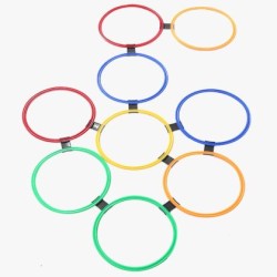 Колективна игра Дама / Туистър с 10 плоски ринга и 10 конекторa 200968 Колективна игра Дама / Туистър с 10 плоски ринга и 10 конекторa 200968