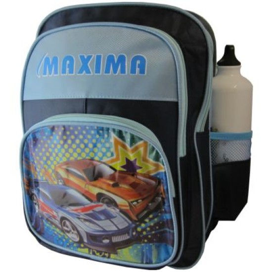 Раница ученическа с 2 прегради MAXIMA SPEED CLUB, С коли /15068602/ Раница ученическа с 2 прегради MAXIMA SPEED CLUB, С коли /15068602/