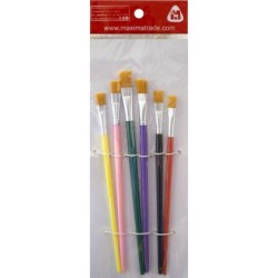 Четки за рисуване MAXIMA, Комплект 6 броя, Плоски 150824