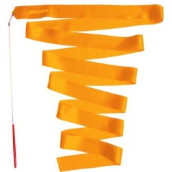 Лента за художествена гимнастика MAXIMA, 4 м*4.5 см, Оранжева /20073102/