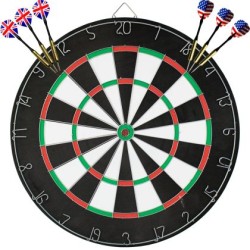 Дартс MAXIMA, 17.72 инча (45 см), С 6 стрели и метална мрежа, Двустранен 200942