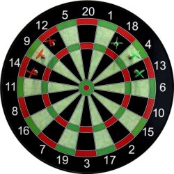 Дартс магнитен MAXIMA, 14.5 инча (36.8 см), комплект с 6 стрели 200969