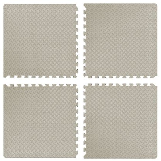 Настилка MAXIMA, 61х61х2 см, Изработена от EVA, Комплект 4 броя, Бежови /30002403/ Настилка MAXIMA, 61х61х2 см, Изработена от EVA, Комплект 4 броя, Бежови /30002403/