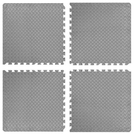 Настилка MAXIMA, 61х61х2 см, Изработена от EVA, Комплект 4 броя, Светлосиви /30002409/ Настилка MAXIMA, 61х61х2 см, Изработена от EVA, Комплект 4 броя, Светлосиви /30002409/