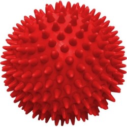 Топка масажна MAXIMA, 70 мм, Плътна с бодлички, Червена 31068006