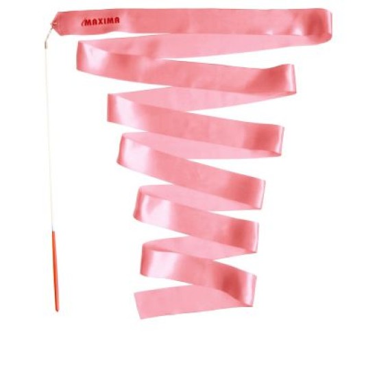 Лента за художествена гимнастика MAXIMA, 6 м*5 см, Розова /20073906/ Лента за художествена гимнастика MAXIMA, 6 м*5 см, Розова /20073906/