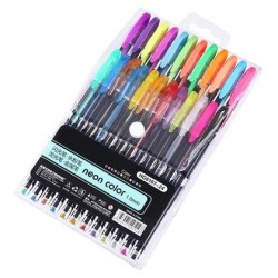 Гел химикалки, 24 цвята, Неонови цветове /110325/ Гел химикалки, 24 цвята, Неонови цветове /110325/