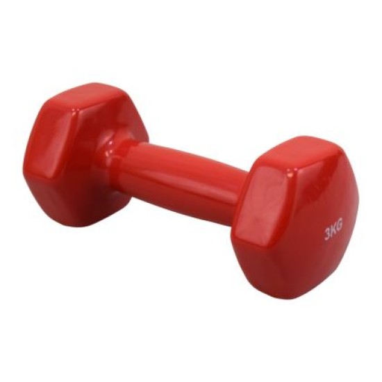 Гира 3 кг MAXIMA, С винилово покритие, Червена /20020805/ Гира 3 кг MAXIMA, С винилово покритие, Червена /20020805/