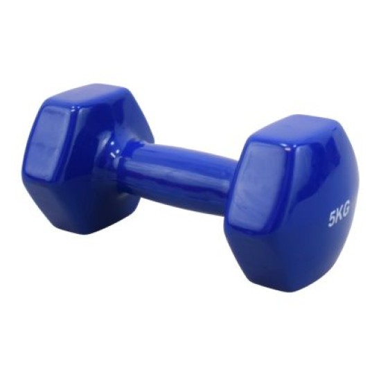 Гира 5 кг MAXIMA, С винилово покритие, Синя /20029904/ Гира 5 кг MAXIMA, С винилово покритие, Синя /20029904/