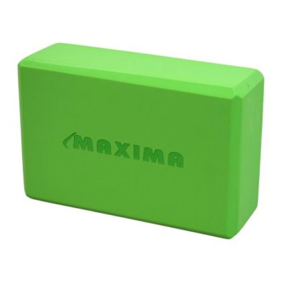 Йога блок MAXIMA, 23х15х8 см, Изработен от EVA, Светлозелен 30001501 Йога блок MAXIMA, 23х15х8 см, Изработен от EVA, Светлозелен 30001501