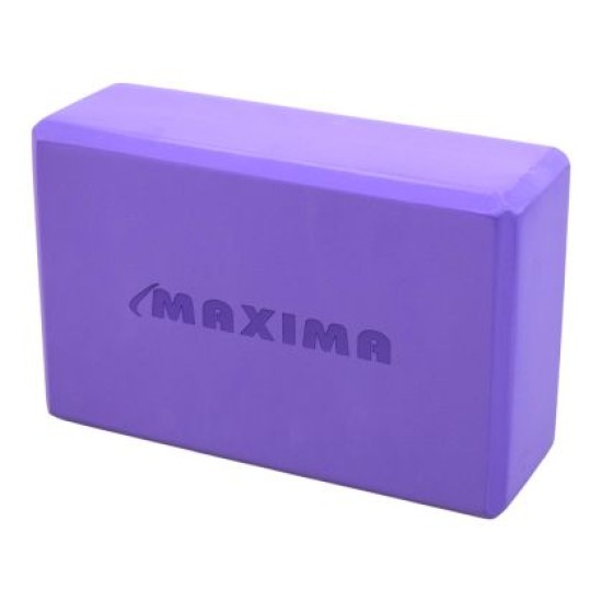 Йога блок MAXIMA, 23х15х8 см, Изработен от EVA, Лилав 30001502