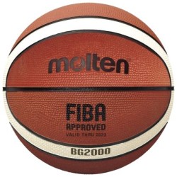 Баскетболна топка Molten B5G2000 FIBA Approved, гумена, размер 5, 360080
