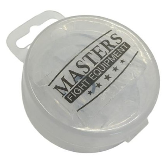 Протектор за уста MASTERS, Двоен, Прозрачен, За контактни спортове /400597/