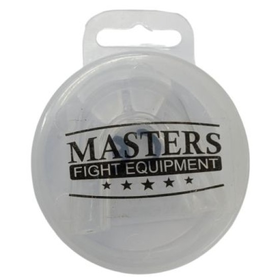Протектор за уста MASTERS, Двоен, Прозрачен, За контактни спортове /400597/