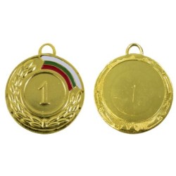 Медал MAXIMA, 5 см, С трикольорна лента, За първо място /00017101/ Медал MAXIMA, 5 см, С трикольорна лента, За първо място /00017101/