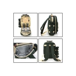 Комплект прибори за пикник в раница, Зелена /60023101/ Комплект прибори за пикник в раница, Зелена /60023101/