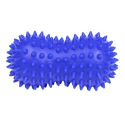 Топка масажна двойна MAXIMA, С форма на фъстък, 13х7 см, Плътна, Светлосиня 31068204