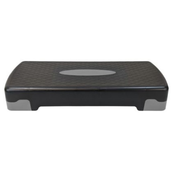 Стъпало за аеробика MAXIMA, 68 х 29 х H10 или 15 см, Черен със сив 91044002 Стъпало за аеробика MAXIMA, 68 х 29 х H10 или 15 см, Черен със сив 91044002