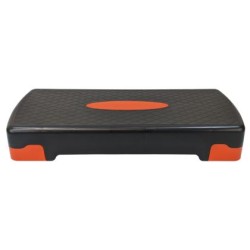 Стъпало за аеробика MAXIMA, 68 х 29 х H10 или 15 см, Черен с червен 91044001
