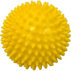 Топка масажна MAXIMA, Плътна, 85 мм, Жълта 31068301