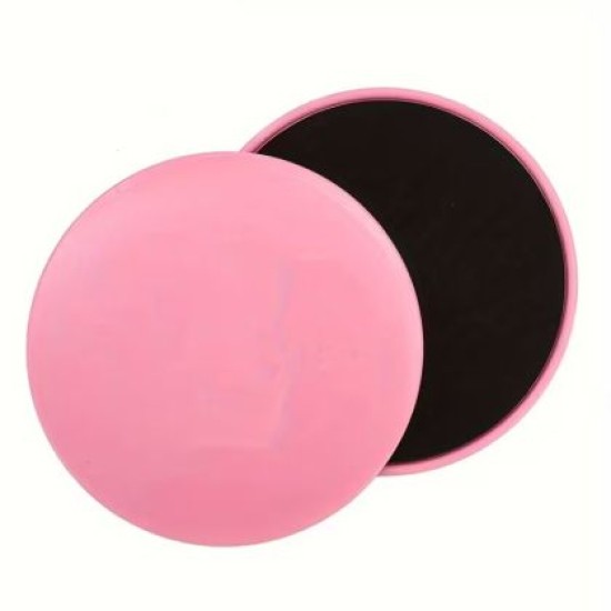 Плъзгащи дискове за фитнес – 2 броя слайдъри за корем и цялото тяло, Розови /30008902/