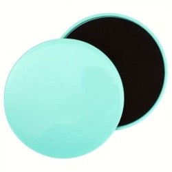 Плъзгащи дискове за фитнес – 2 броя слайдъри за корем и цялото тяло, Зелени /30008901/