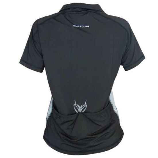 Тениска с къс ръкав ONEPOLAR, Дамска, Черна, Размер L /PO294103/