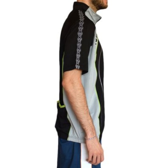 Тениска колоездачна ONEPOLAR, Бързосъхнеща, Черна със сиво, Размер XL /PO292204/