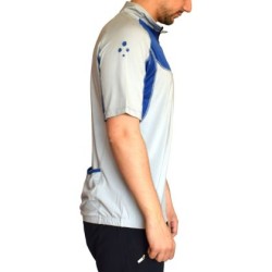 Тениска колоездачна ONEPOLAR, Бързосъхнеща, Сива със синьо, Размер XL /PO292105/