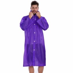 Дъждобран с ръкави и качулка MAXIMA, Лилав 60041003