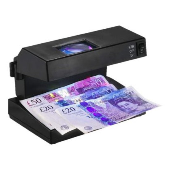 Детектор за банкноти, UV+бяла светлина, Електрически /130089/