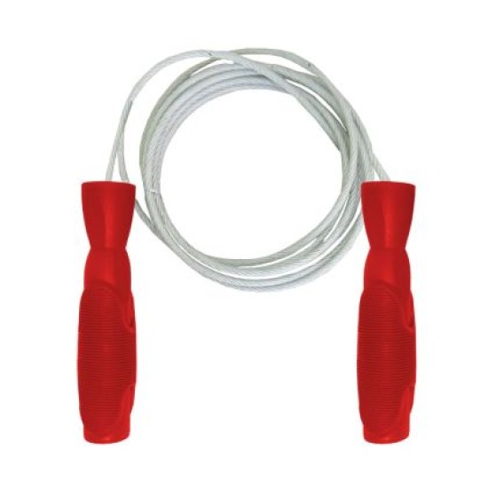 Въже за скачане MAXIMA, 2.8 м, Стоманено, Червено 20027303