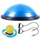 Полутопка за баланс BOSU BALL, 58.5 см, С твърда основа и ластици, Син 31067003 Полутопка за баланс BOSU BALL, 58.5 см, С твърда основа и ластици, Син 31067003