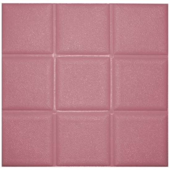 Декоративен 3D панел за стена 30х30 см, Самозалепващ, Розов /51000303/ Декоративен 3D панел за стена 30х30 см, Самозалепващ, Розов /51000303/