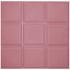 Декоративен 3D панел за стена 30х30 см, Самозалепващ, Розов /51000303/